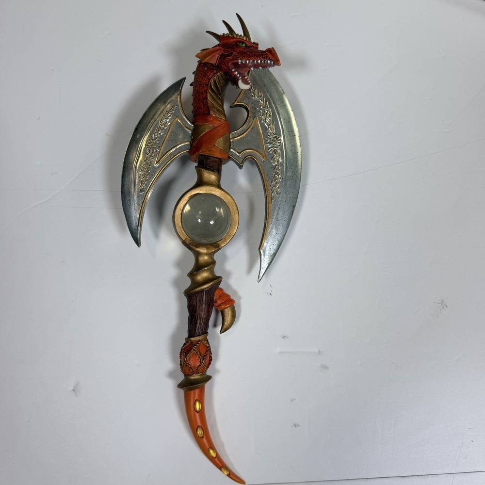 Hamilton Collection Revenge Of Dragon Slayer Orange‎ Wall Hanging Decore Resin